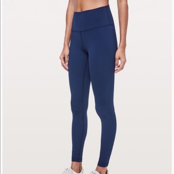 lululemon athletica Pants - lululemon leggings full length Navy Blue #11